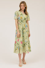 Load image into Gallery viewer, Green Floral Midi Dress
