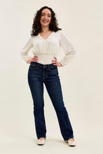 Load image into Gallery viewer, Chelsea Dark Petite Bootcut Denim
