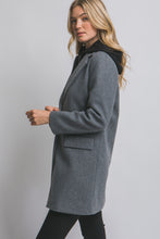 Load image into Gallery viewer, Charcoal Hoodie Jacket
