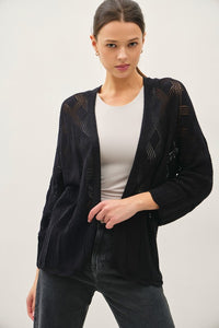 Black Scalloped Cardil