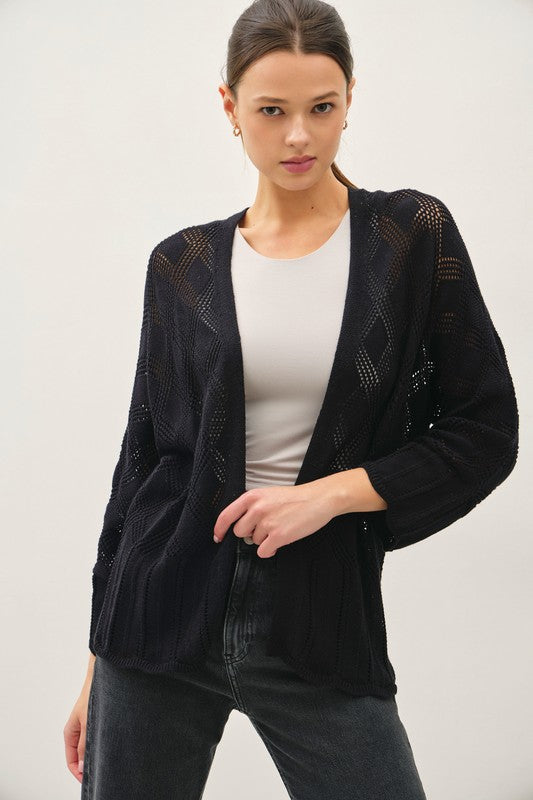Black Scalloped Cardil