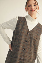 Load image into Gallery viewer, Brown Plaid Dress
