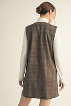 Load image into Gallery viewer, Brown Plaid Dress
