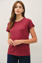 Load image into Gallery viewer, Wine Slub Tee
