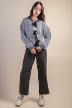 Load image into Gallery viewer, Straight Grey Leopard Pants
