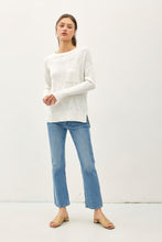 Load image into Gallery viewer, Ivory Pocket Slub Sweater
