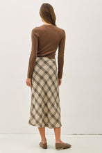 Load image into Gallery viewer, Hunter + Cocoa Plaid Skirt
