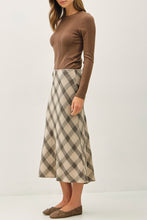 Load image into Gallery viewer, Hunter + Cocoa Plaid Skirt
