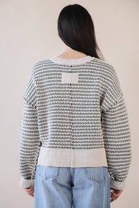 B+W Textured Sweater