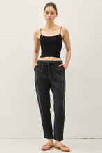 Load image into Gallery viewer, Vintage Black Tencel Pants
