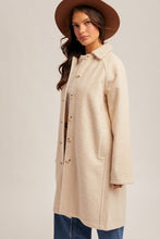Load image into Gallery viewer, Ecru Teddy Textured Coat
