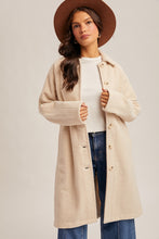 Load image into Gallery viewer, Ecru Teddy Textured Coat
