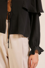 Load image into Gallery viewer, Black Cape Top

