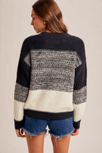 Load image into Gallery viewer, Navy Blocked Sweater
