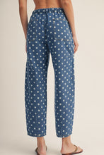 Load image into Gallery viewer, Light Polka Dot Barrel Pants
