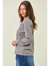 Load image into Gallery viewer, Espresso Striped Pullover
