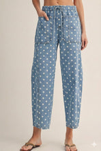 Load image into Gallery viewer, Light Polka Dot Barrel Pants

