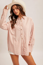Load image into Gallery viewer, Pink Stripe Oversized Top
