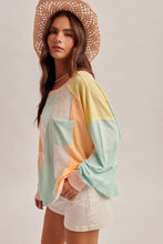 Load image into Gallery viewer, Daisy Patchwork Sherbert Top
