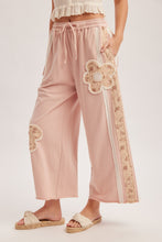 Load image into Gallery viewer, Mauve Floral Patch Pants
