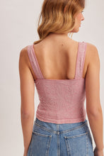 Load image into Gallery viewer, Hem + Thread Pink Floral Seamless Tank
