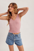 Load image into Gallery viewer, Hem + Thread Pink Floral Seamless Tank
