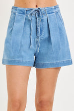 Load image into Gallery viewer, Risen Kara Pleated Slouchy Shorts
