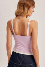 Load image into Gallery viewer, Hem + Thread Orchid Two-Fer Tank
