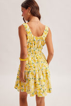Load image into Gallery viewer, Lemon Smock Waist Dress
