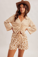 Load image into Gallery viewer, Hem + Thread Natural Drawstring Sweater
