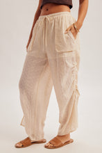 Load image into Gallery viewer, Hem + Thread Natural Cinched Pants
