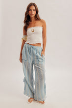 Load image into Gallery viewer, Hem + Thread Blue Cinched Pants
