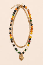 Load image into Gallery viewer, Chain Beaded Necklace
