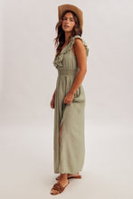 Load image into Gallery viewer, Sage Open Back Dress
