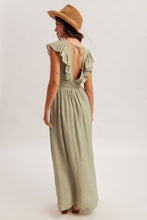 Load image into Gallery viewer, Sage Open Back Dress

