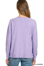 Load image into Gallery viewer, Ivory Front Seam Sweater
