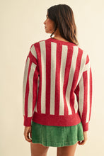 Load image into Gallery viewer, Striped Christmas Tree Sweater
