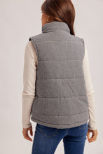Load image into Gallery viewer, Navy Gingham Vest
