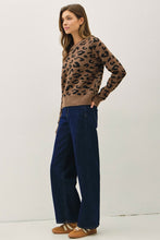 Load image into Gallery viewer, Brown Leopard Sweater
