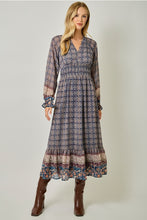 Load image into Gallery viewer, Boho Smocked Waist Dress
