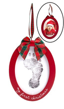 Load image into Gallery viewer, First Christmas Footprint Ornament
