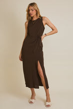 Load image into Gallery viewer, Coffee Cutout Twisted Dress
