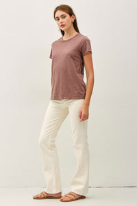 Cocoa Slub Tee