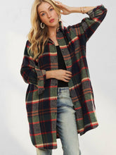 Load image into Gallery viewer, Green Plaid Shacket
