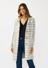 Load image into Gallery viewer, Ivory Plaid Cardigan

