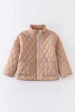 Load image into Gallery viewer, Beige Quilted Jacket - Kids + Baby
