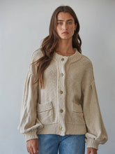 Load image into Gallery viewer, Sand Button Cardigan
