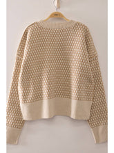 Load image into Gallery viewer, Ivory Geometric Sweater
