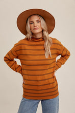 Load image into Gallery viewer, Pumpkin Stripe Sweater
