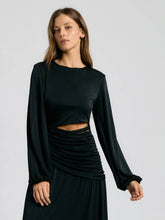 Load image into Gallery viewer, Black Cutout Braided Maxi
